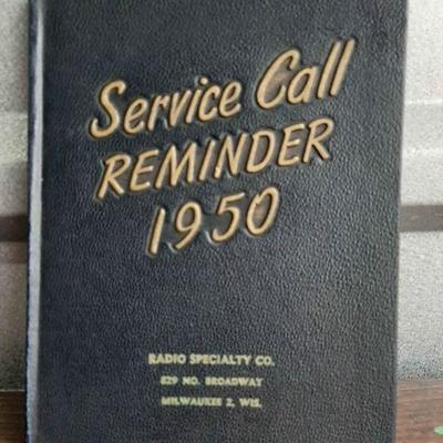 Vintage 1950 PHILCO Service Call 