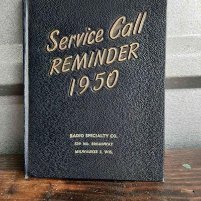 Vintage 1950 PHILCO Service Call 