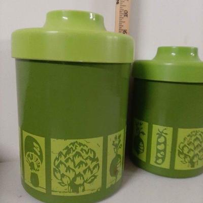 Retro Metal Canisters 