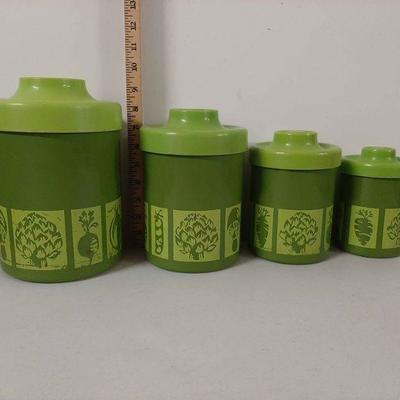 Retro Metal Canisters 