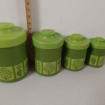 Retro Metal Canisters 
