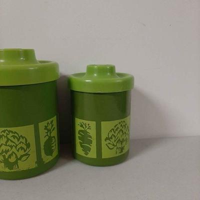 Retro Metal Canisters 