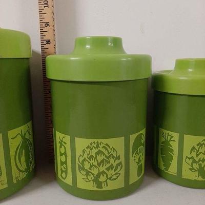 Retro Metal Canisters 