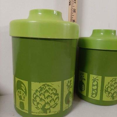 Retro Metal Canisters 