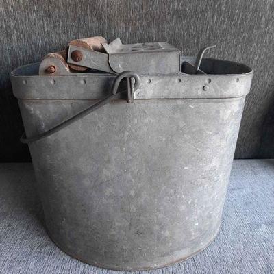 Vintage Deluxe Galvanized Mop 