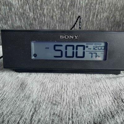 Sony Dream Machine FM/AM Clock Radio Black