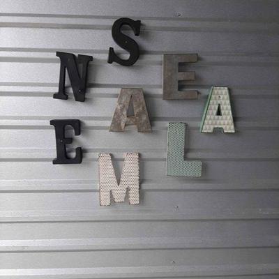 Metal Hanging Letters