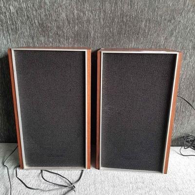 Vintage made tokyo japan wood sony bookshelf speakers