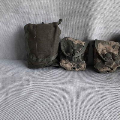 Lot of 5 Military Pouches 