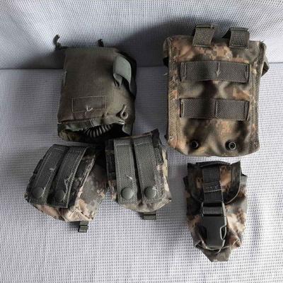 Lot of 5 Military Pouches 