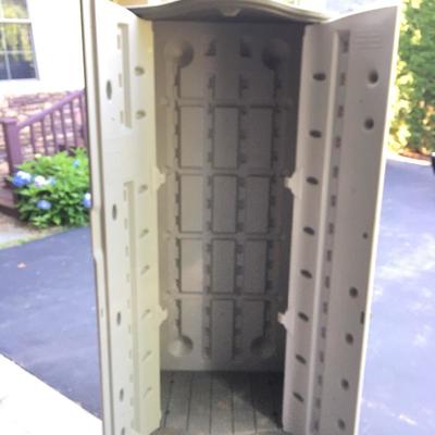 Lot 185 - Rubbermaid Vertical Storage Shed
