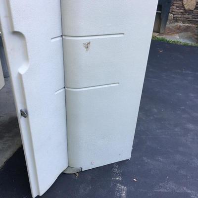 Lot 185 - Rubbermaid Vertical Storage Shed