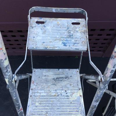 Lot 187 - Stepladders, Hand Truck & Shovels