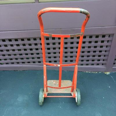 Lot 187 - Stepladders, Hand Truck & Shovels