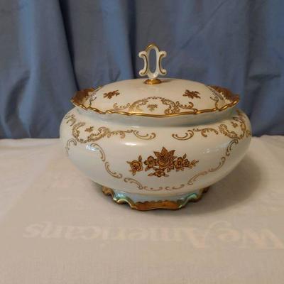 German china bowl with lid