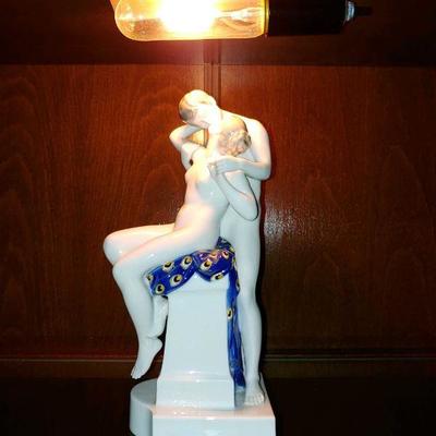 VERY RARE: Early Rosenthal, Statue  “A Couple Kissing”