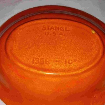 Stangle Potter lug handheld USA 1388 10â€ bowl