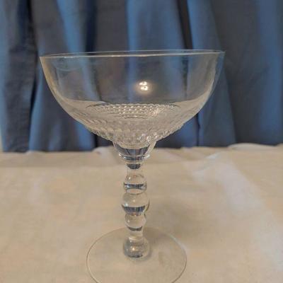 Set of 5 vintage glasses from 40s 
