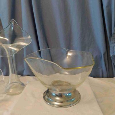 3 unique shape  glassware