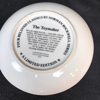 Norman Rockwell plate - Lot 7 plate and 1 mug