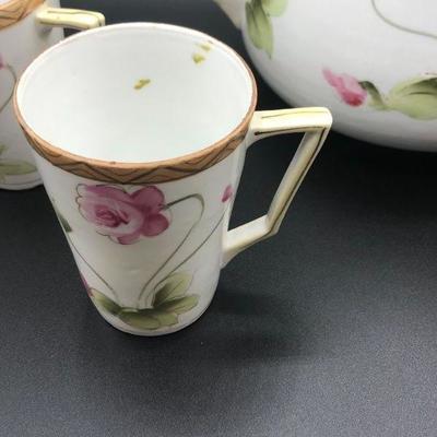 Pitcher and Set of 4 Cups