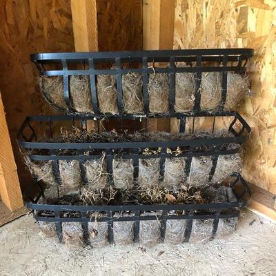Lot 191 - Black Metal Yard Accessories
