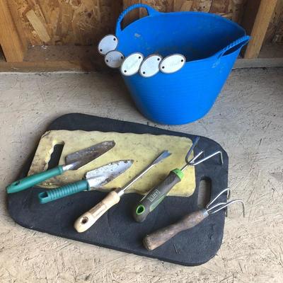 Lot 192 - Wheel Barrow & Garden Tools