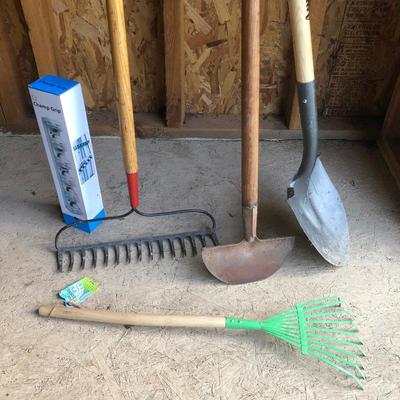 Lot 192 - Wheel Barrow & Garden Tools
