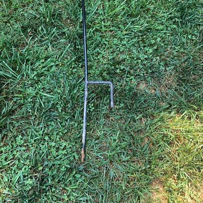 Lot 193 - Three Bird Feeder Hooks with Baffles
