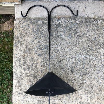 Lot 193 - Three Bird Feeder Hooks with Baffles