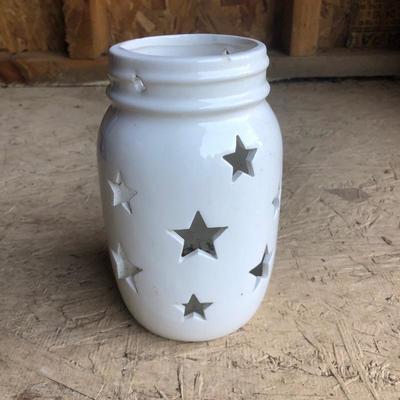 Lot 196 - Birdbath and Candles