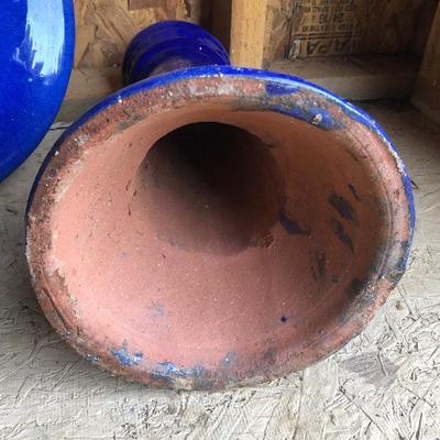 Lot 196 - Birdbath and Candles