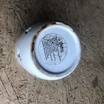 Lot 196 - Birdbath and Candles