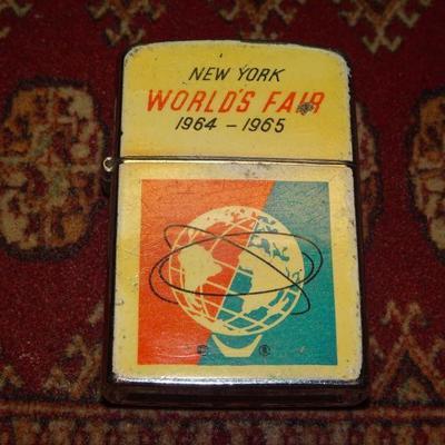 Vintage New York Worlds Fair Lighter, 1964-1965