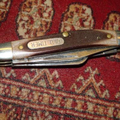 Vintage Old Timer Pocket Knife 