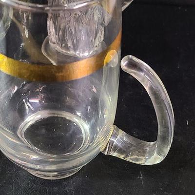 C70: Barware Marked West Virginia Glass