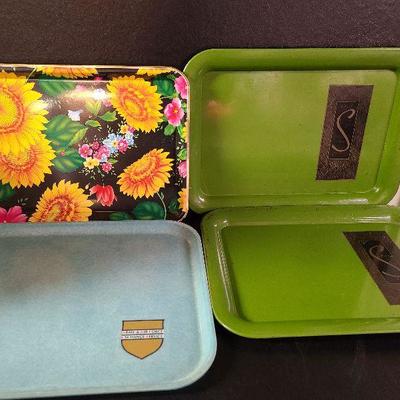 C71: Vintage Lot of Trays, metal and more!