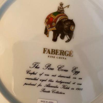 Six Faberge Plate