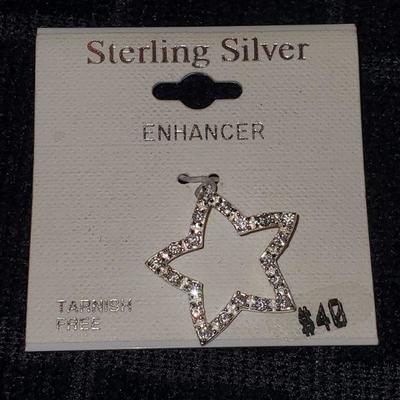 Sterling Silver Star Pendant 