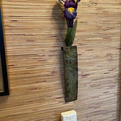 Metal and Floral Art