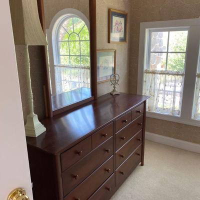 Chest of Drawers and Mirror