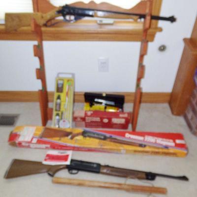 LOT 11  AIR RIFLES, CLEANING KITS AND MORE