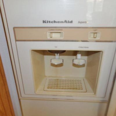 LOT 13  KITCHEN AID SIDE BY SIDE REFRIGERATOR