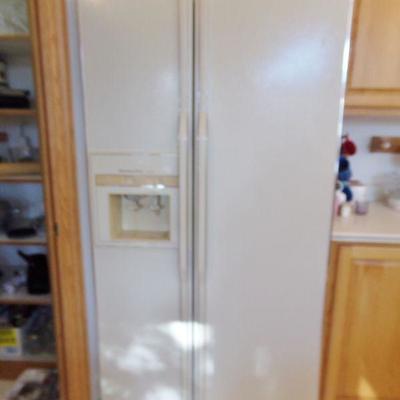 LOT 13  KITCHEN AID SIDE BY SIDE REFRIGERATOR