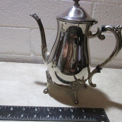 3-009 Vintage Leonard 3 piece Silver plate tea set