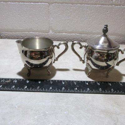 3-009 Vintage Leonard 3 piece Silver plate tea set