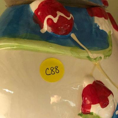 C88:   Snowman Cookie Jar