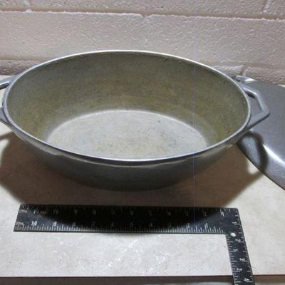 03-014 Vintage Pewter Roaster
