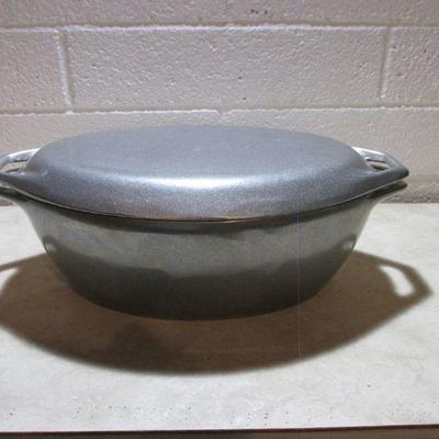 03-014 Vintage Pewter Roaster
