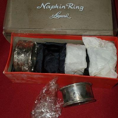 Napkin Rings Silverplate
